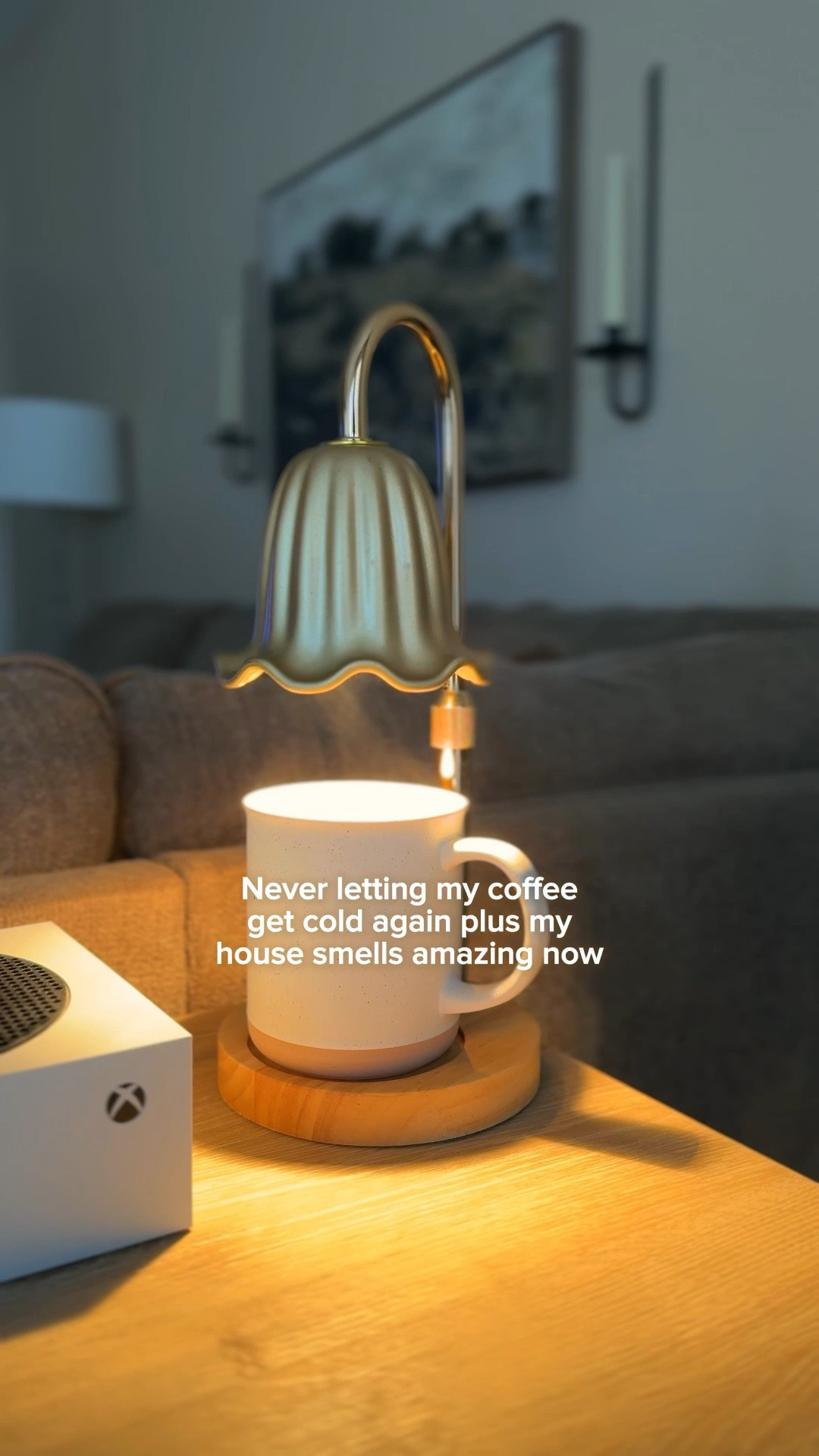 My coffee is always getting cold because... mom life, but this candle warmer keeps it warm and makes my house smell amazing!

#LTKHome #LTKmomlife