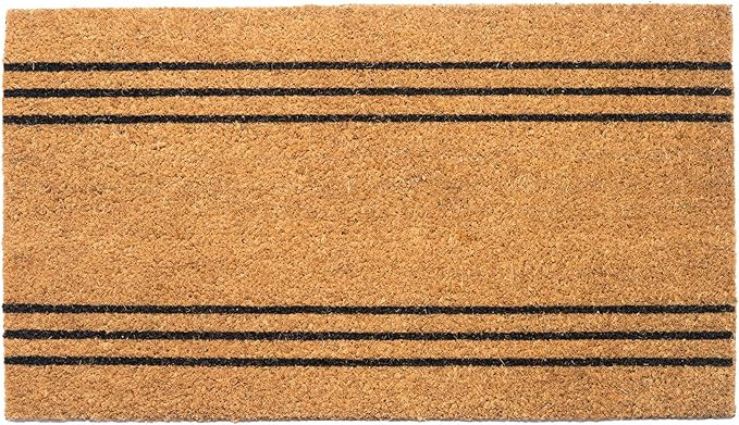 Welcome Doormats, Natural Coco Coir Mats with Non-Slip PVC Backing, Indoor Outdoor Mats for Home ... | Amazon (US)