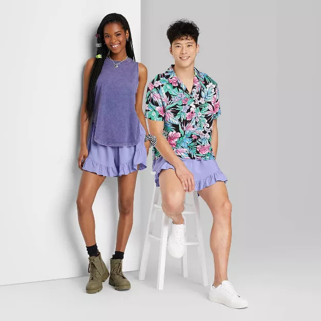 High-Waisted Flutter Shorts - Wild Fable™ | Target