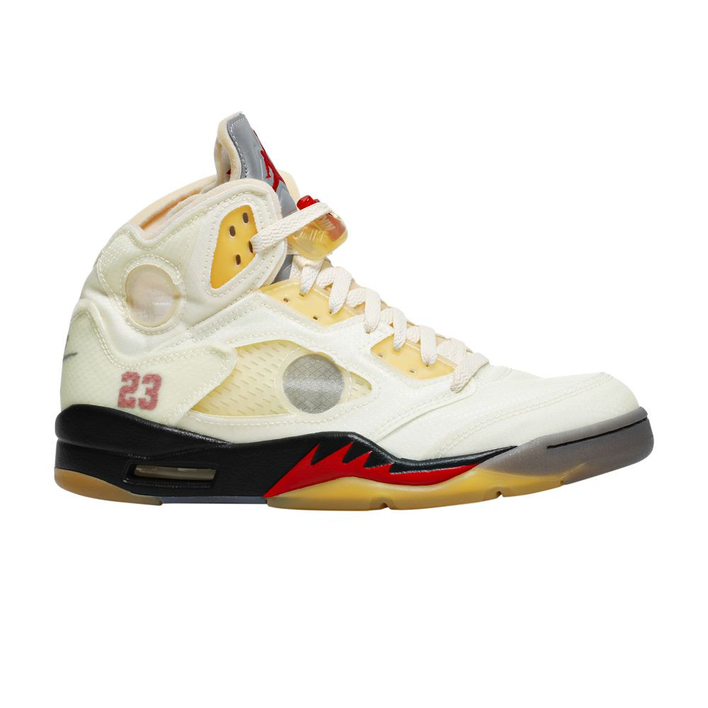 Off-White x Air Jordan 5 SP 'Sail' | GOAT