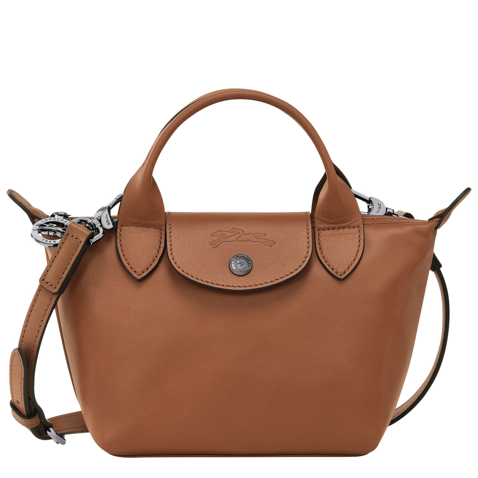 Handtasche XS Le Pliage Xtra Leder - Cognac | Longchamp DE | Longchamp
