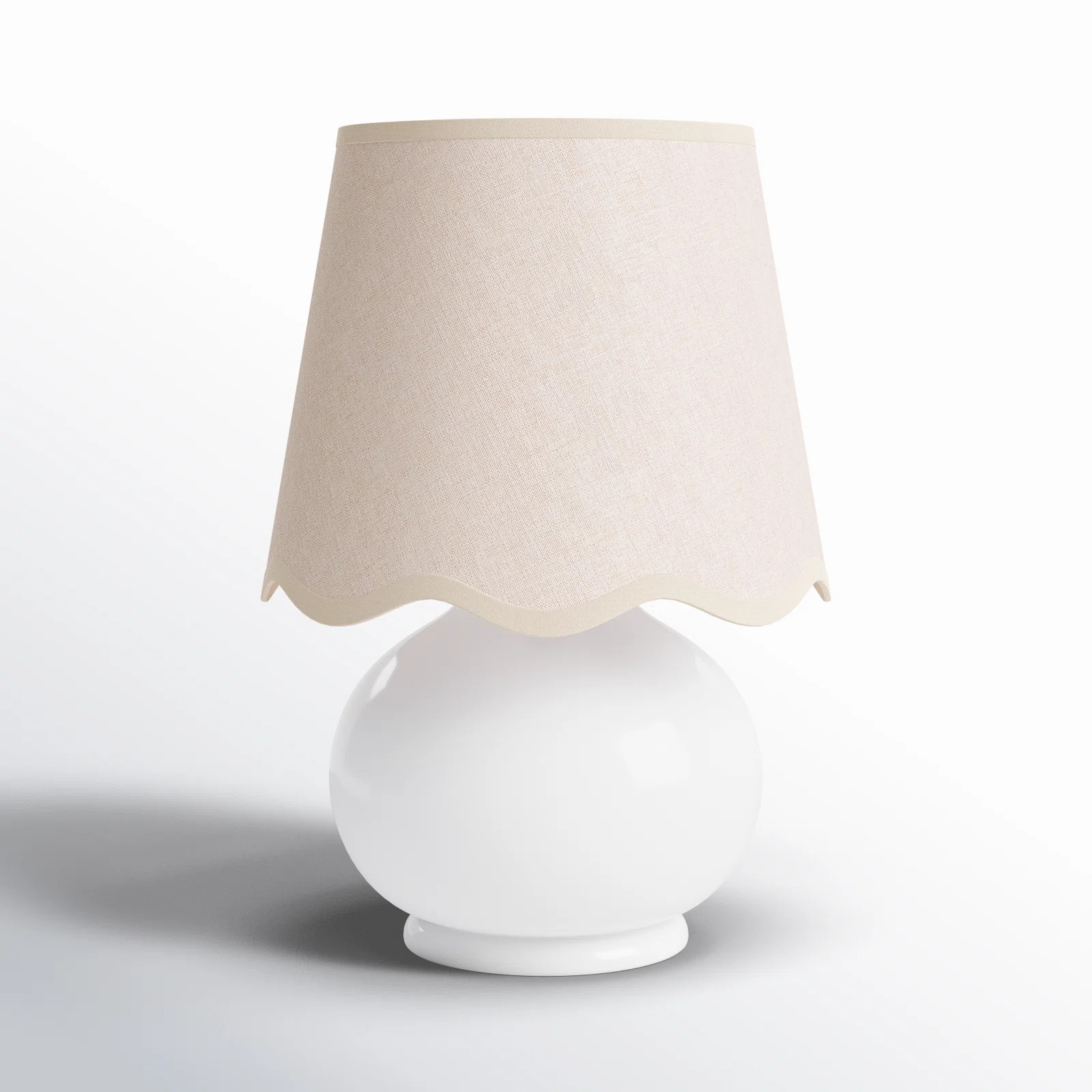 Momsen Colored Scallop Shade Lamp | Birch Lane