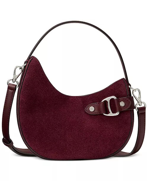 Lauren Ralph Lauren Mini Suede Tasha Crossbody Bag - Macy's | Macy's