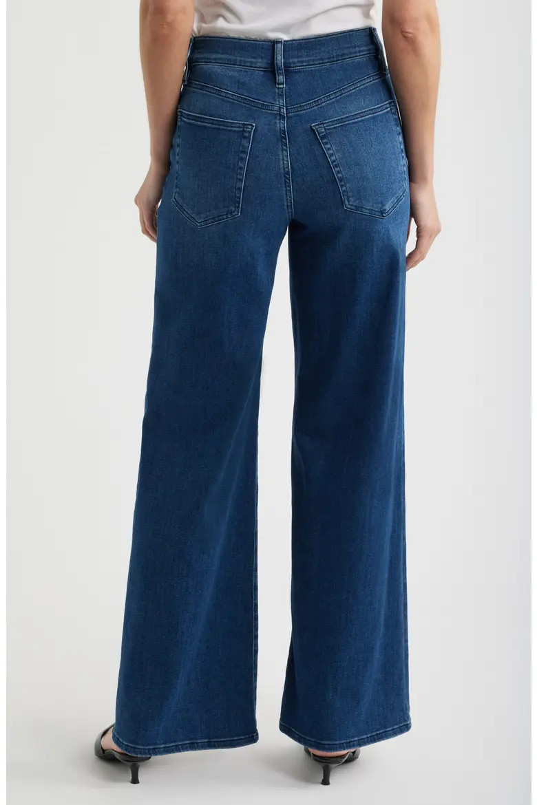 FRAME Le Slim Palazzo High Waist Wide Leg Jeans (Women) | Nordstrom | Nordstrom
