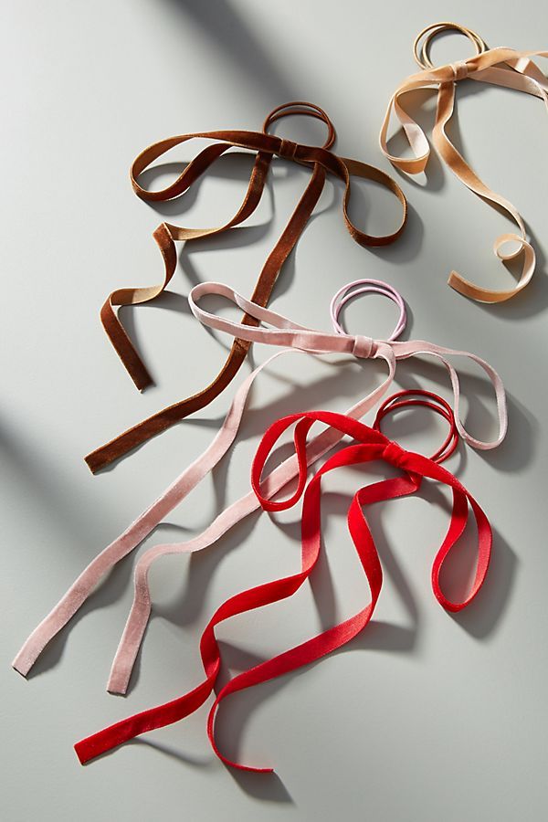 Minnie Ribbon Hair Tie Set | Anthropologie (US)