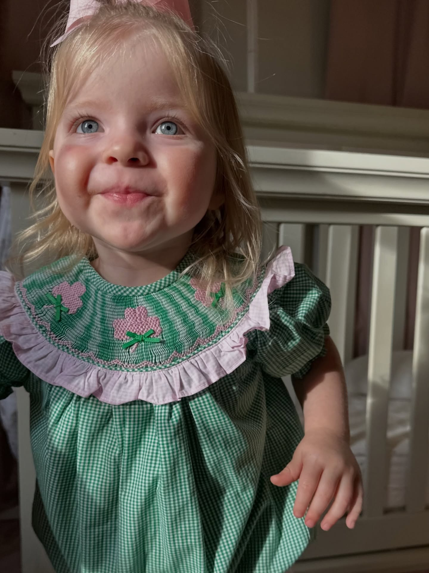 Addison’s #ootd • Then + now aggressively hurting my feelings with how fast time goes. Happy almost St. Patrick’s Day!