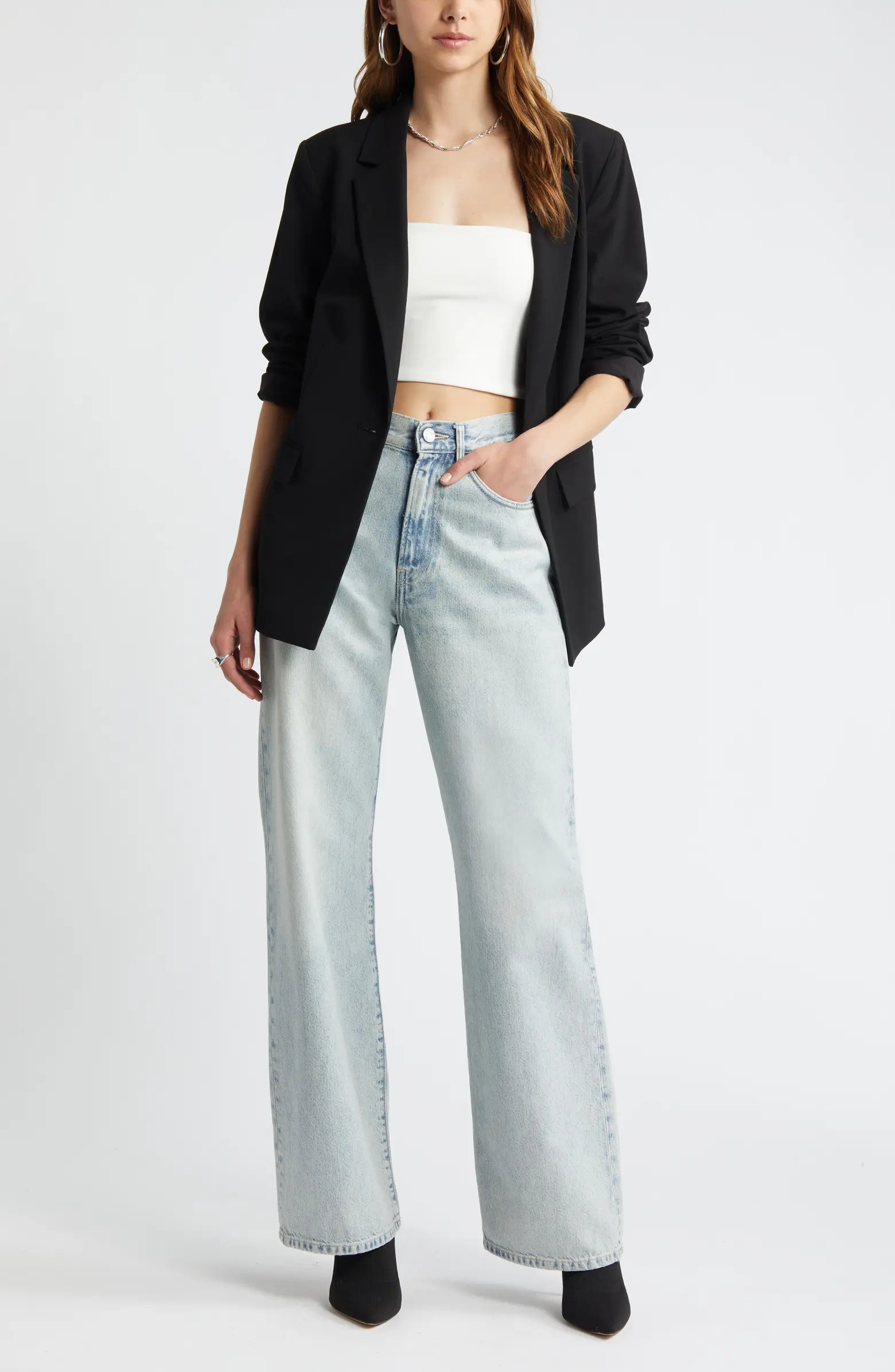 Open Edit Relaxed Fit Blazer | Nordstrom | Nordstrom