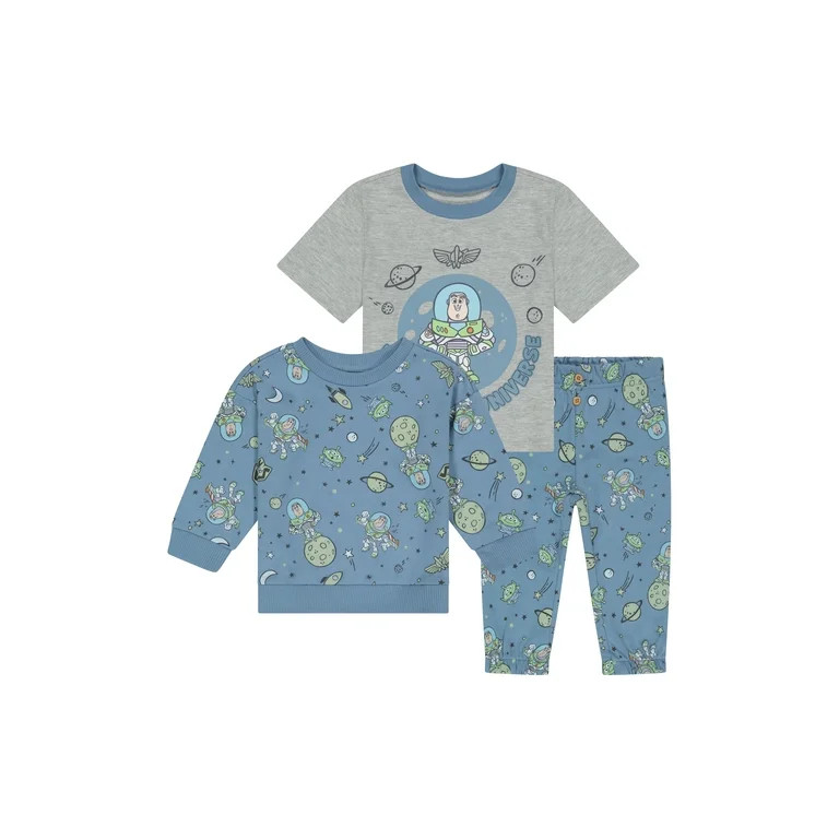 Toy Story Baby Boy 3 Piece Jogger Set, Sizes 0-24 Months | Walmart (US)