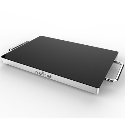NutriChef Electric Warming Tray/Food Warmer - Non-Stick Glass Plate | Target