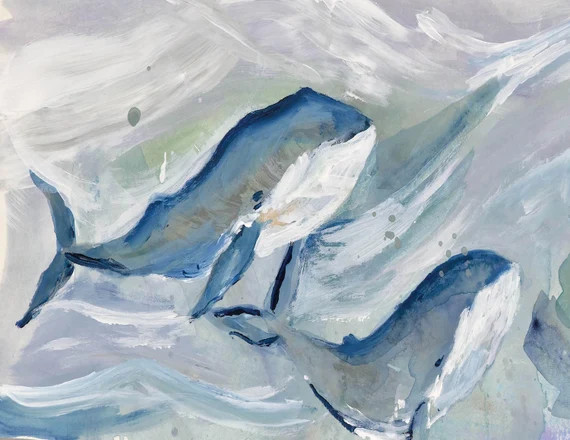 Deep Sea, Signed Print of Original Acrylic Painting, by Kim Hovell | Etsy (US)