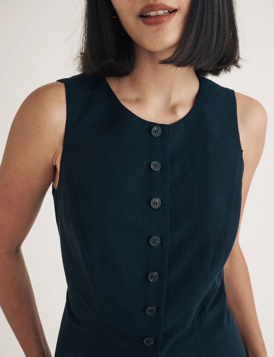 Black Crew Neck Longline Waistcoat
  

  
    £65.00 | Nobody's Child