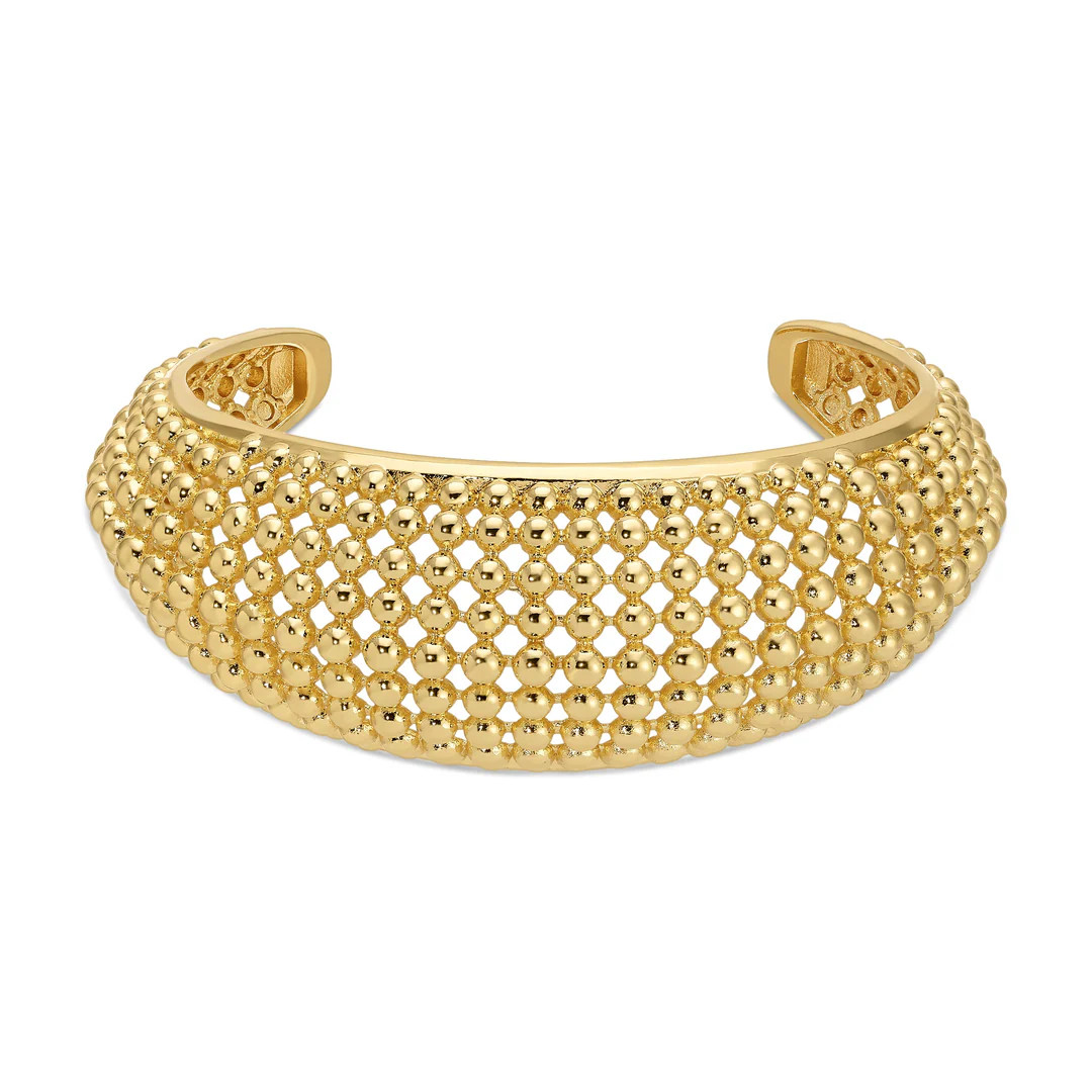 Beaded Domed Cuff | Meghan Bo Designs