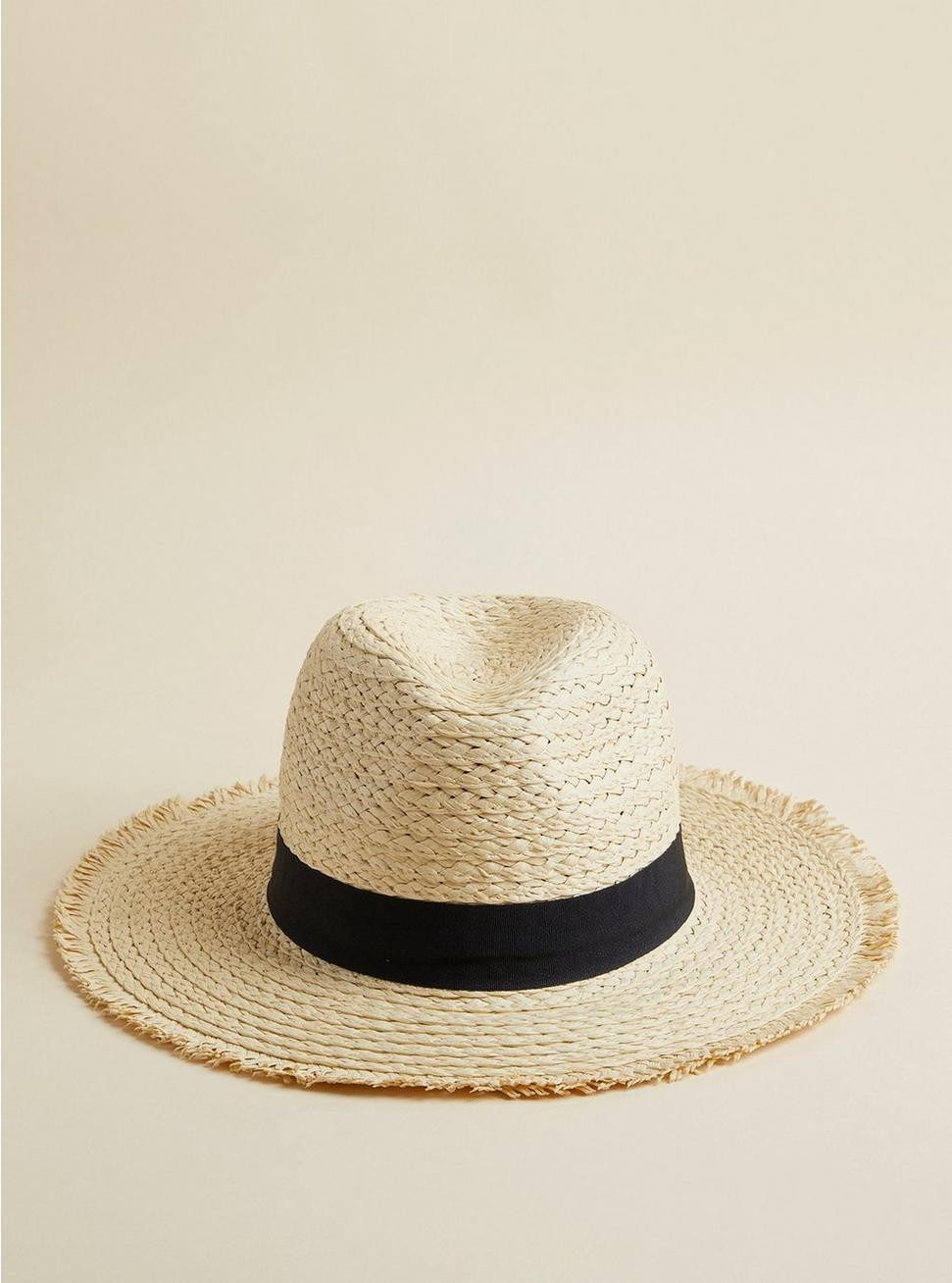 Frayed Edge Panama Hat | Torrid (US & Canada)