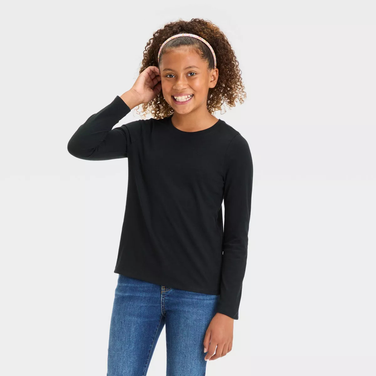 Girls' Long Sleeve T-Shirt - Cat & Jack™ | Target