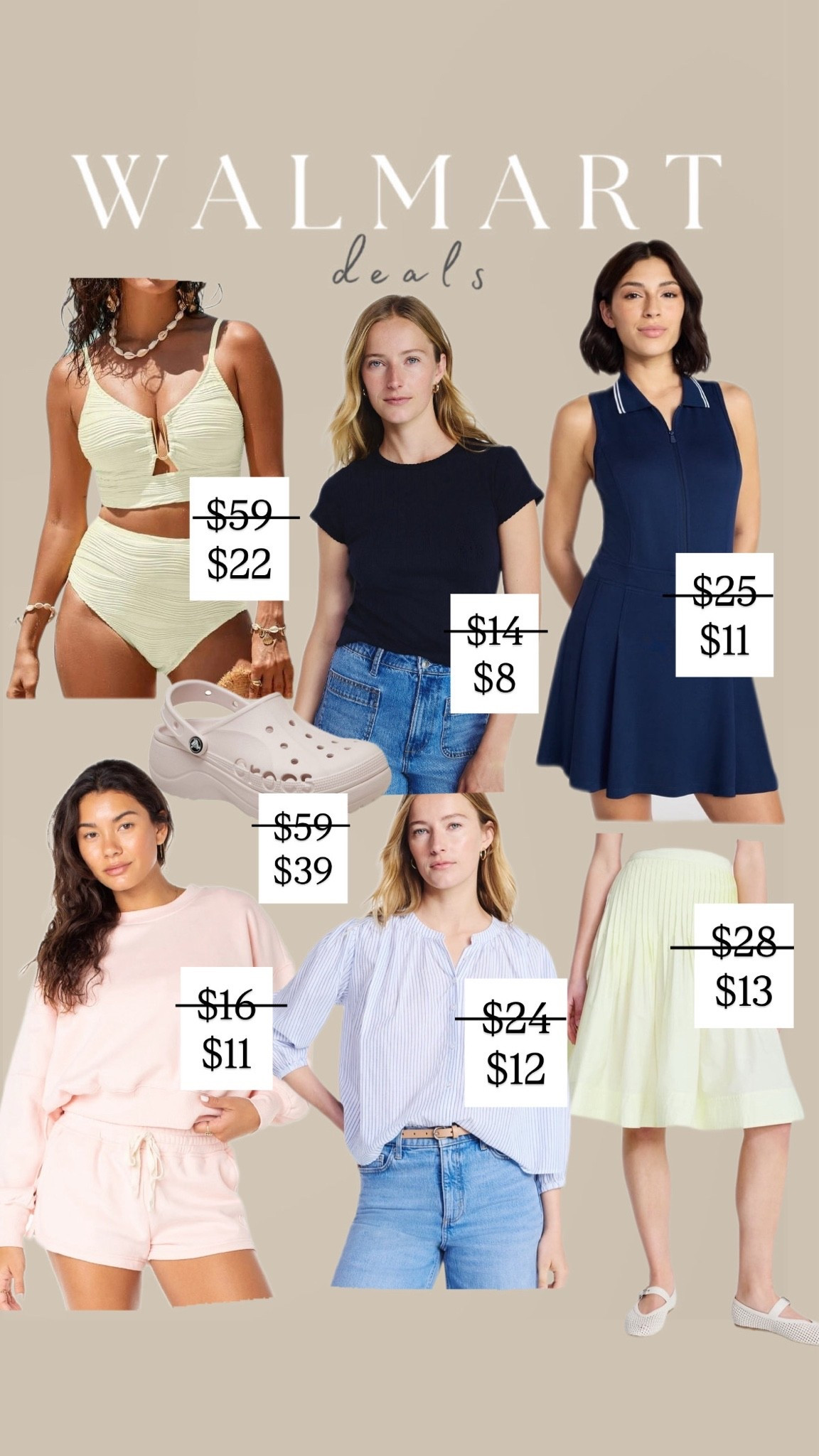 These Walmart finds are way too good right now 👏🏼 Summer dresses, comfy lounge sets, elevated basics, sporty styles, and even the viral sandals all marked down 🙌🏼 So many cute pieces under $15-$20! #WalmartFinds #AffordableFashion #SummerStyle #LookForLess #WalmartFashion #LTKStyle #BudgetFriendlyFashion #SummerOutfits #EverydayStyle #MomStyle

#LTKdayinmylife #LTKmomlife #LTKmorningroutine
