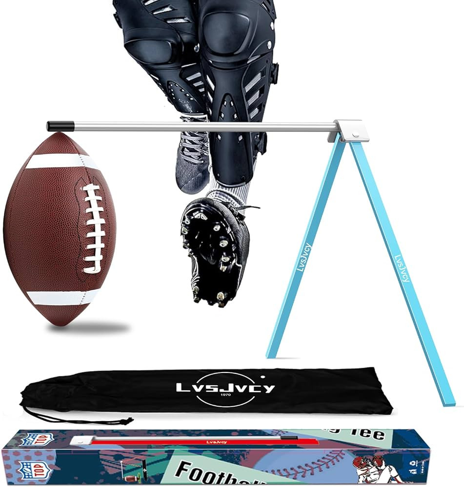 Football Kicking Tee Stand, Premium Field Goal Kickoff Holder Equipment, Professional Kick Goal P... | Amazon (US)