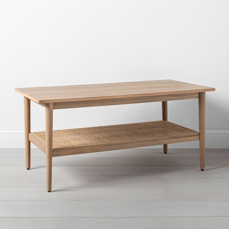 Wood & Cane Coffee Table - Hearth & Hand™ with Magnolia | Target