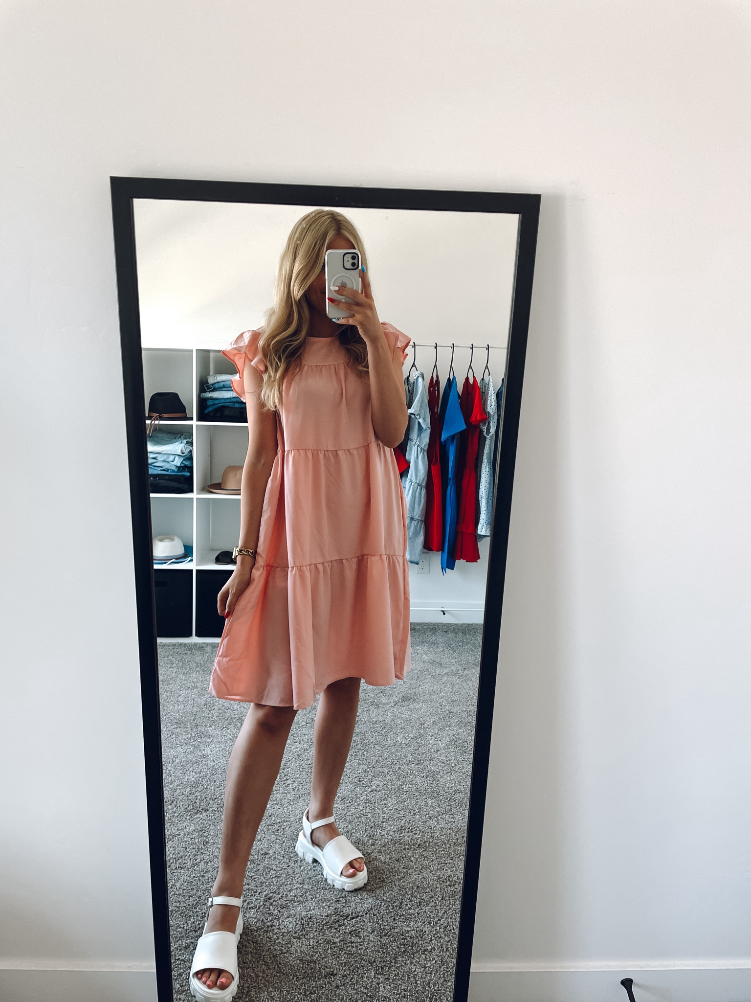 can’t believe this dress from Walmart is on sale for $8-12 right now depending on the color!! such a great length especially for my tall girlies! I’m 5’6” wearing size small! Size chart is accurate!

sandals: true to size 

| summer outfit | summer dress | teacher outfit | Walmart fashion | baby shower dress  

#LTKSummerSales #LTKFindsUnder50 #LTKWorkwear