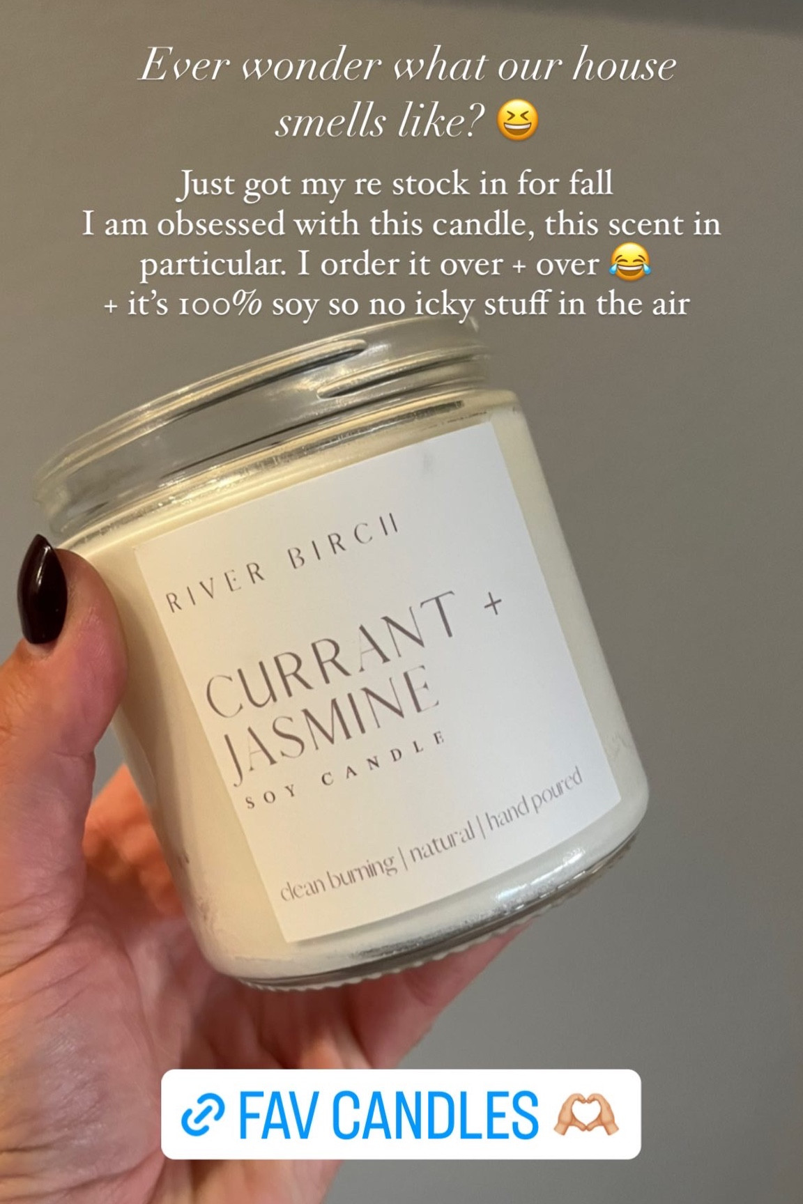 My favorite candles and my fav scent 🫶🏼 they’re 100% soy so #cleanproducts 

#LTKfindsunder50 #LTKSeasonal #LTKhome