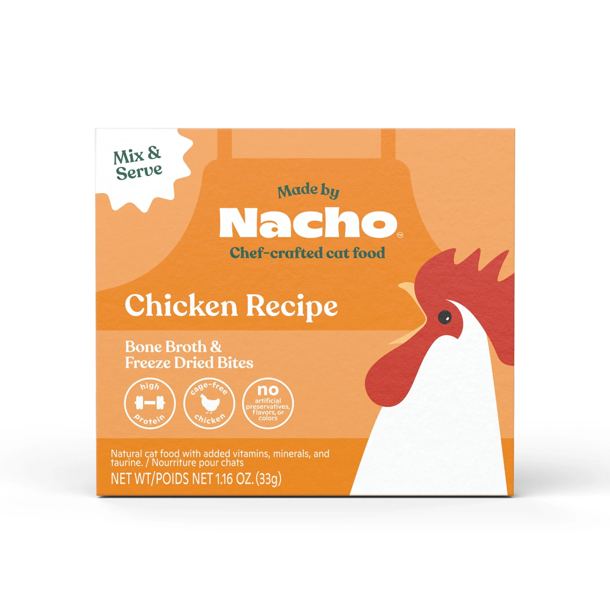 Made By Nacho Freeze Dried Chicken with Bone Broth MixIn - Walmart.com | Walmart (US)