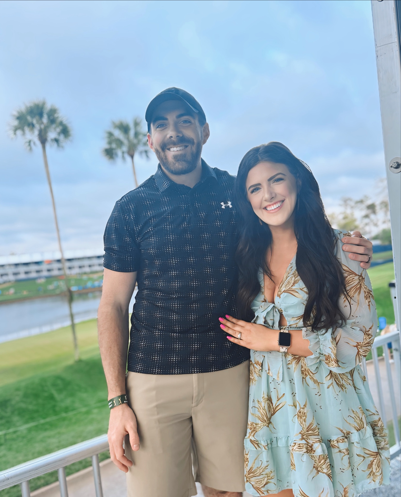 Amazon dress that I wore to TPC this year . It comes in a solid colors and prints,  25+ options! True to size (I was 3 months pregnant and wore my regular size! 

#LTKFindsUnder100 #LTKStyleTip #LTKFindsUnder50