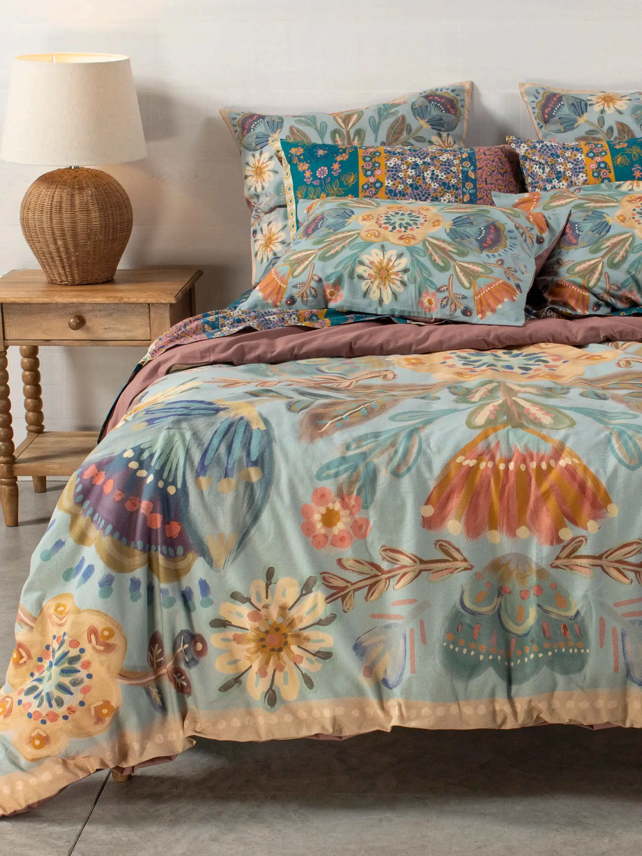 Catalina Cotton Duvet Cover | Natural Life