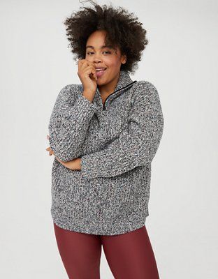 New + Online Only
    
  
    OFFLINE Quarter Zip Sweater | American Eagle Outfitters (US & CA)