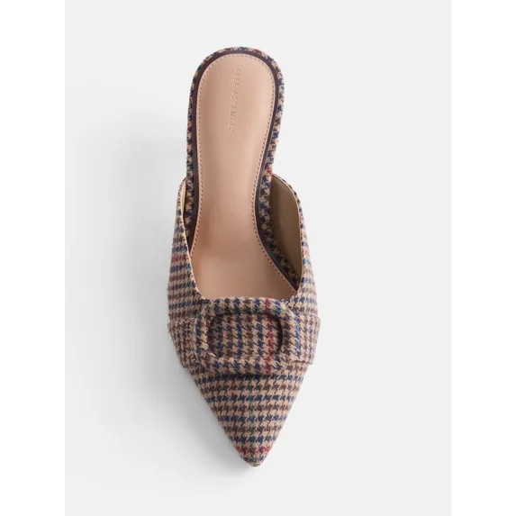Free Assembly Women's Heeled Mules | Walmart (US)