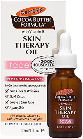 Palmer's Cocoa Butter Formula Moisturizing Skin Therapy Oil for Face with Vitamin E Rosehip Fragr... | Amazon (US)