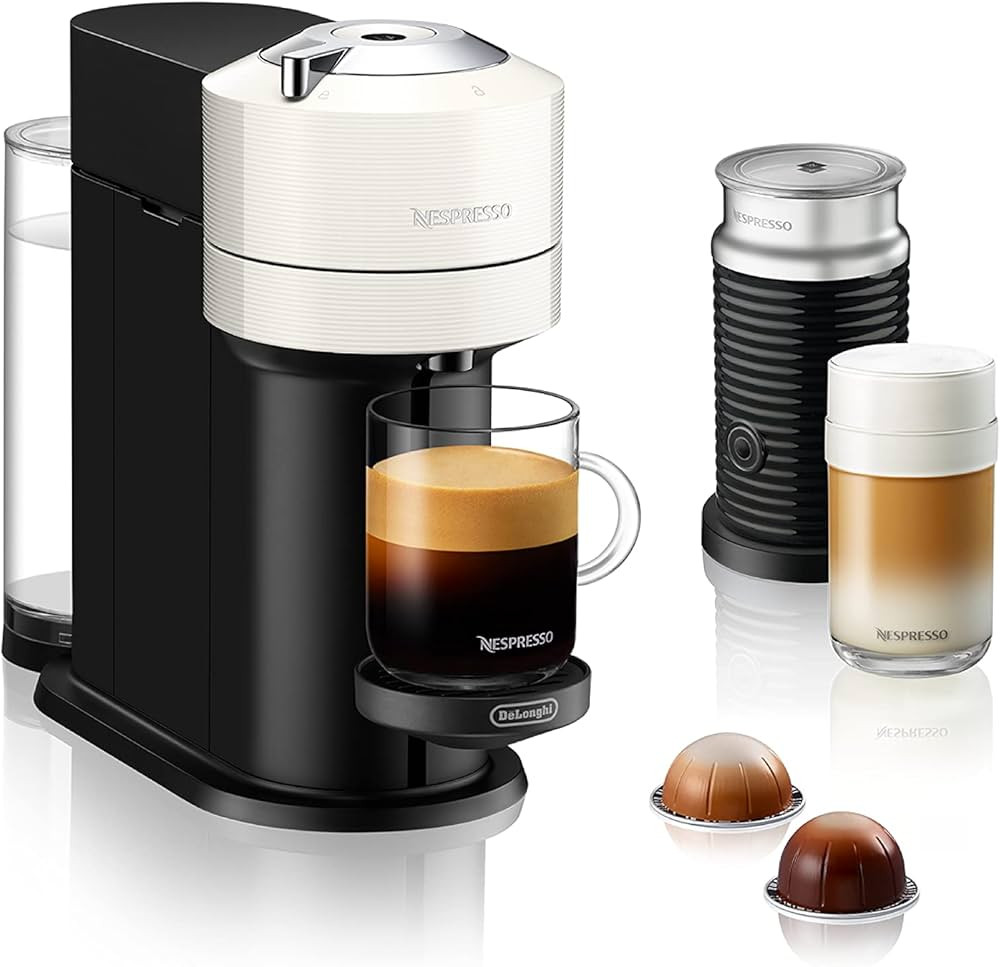Nespresso Vertuo Next Coffee and Espresso Machine with Aeroccino by De'Longhi, White | Amazon (CA)