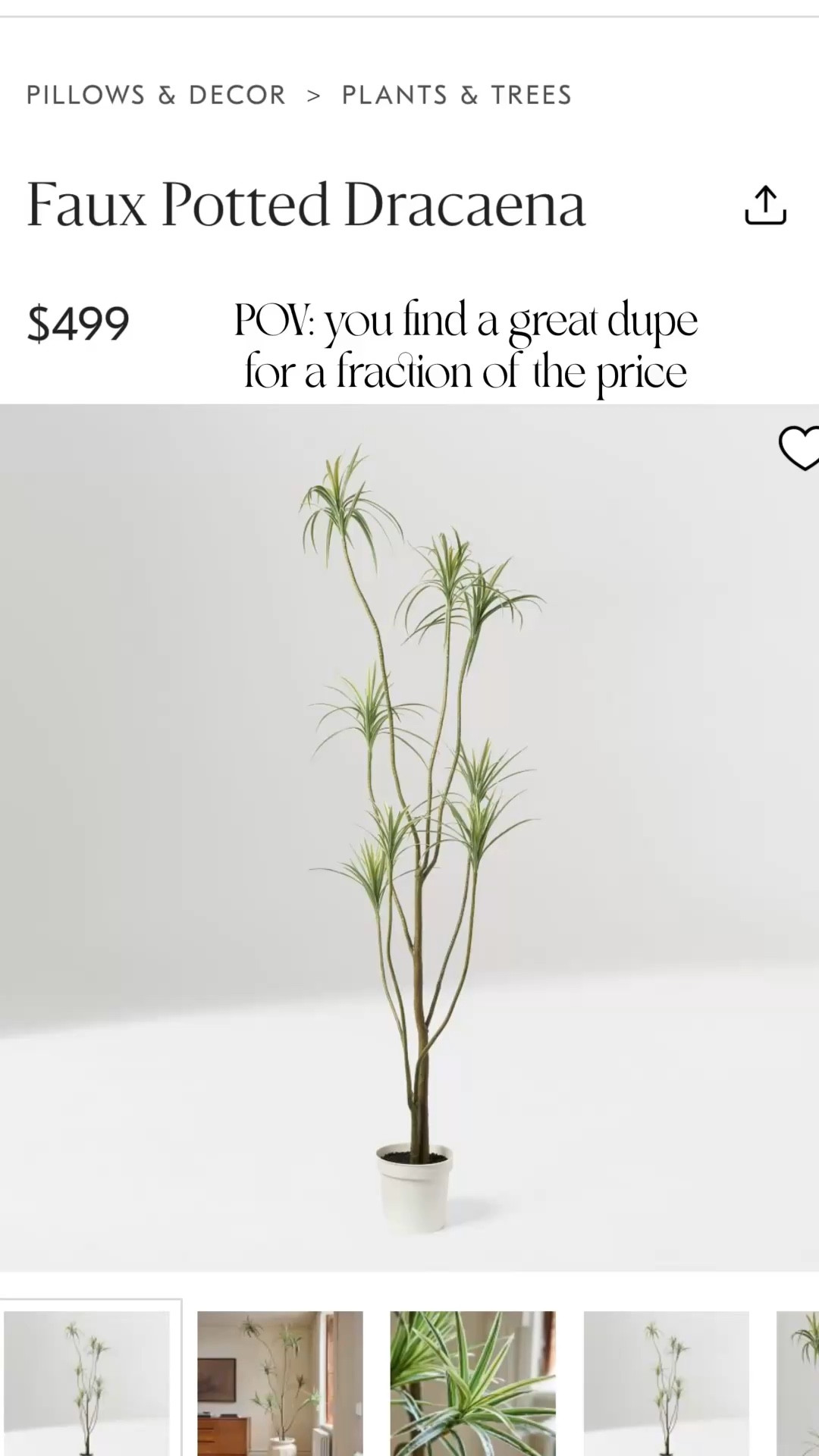 Super realistic Dracaena🐉

#LTKSpringSale #LTKHome #LTKSaleAlert
