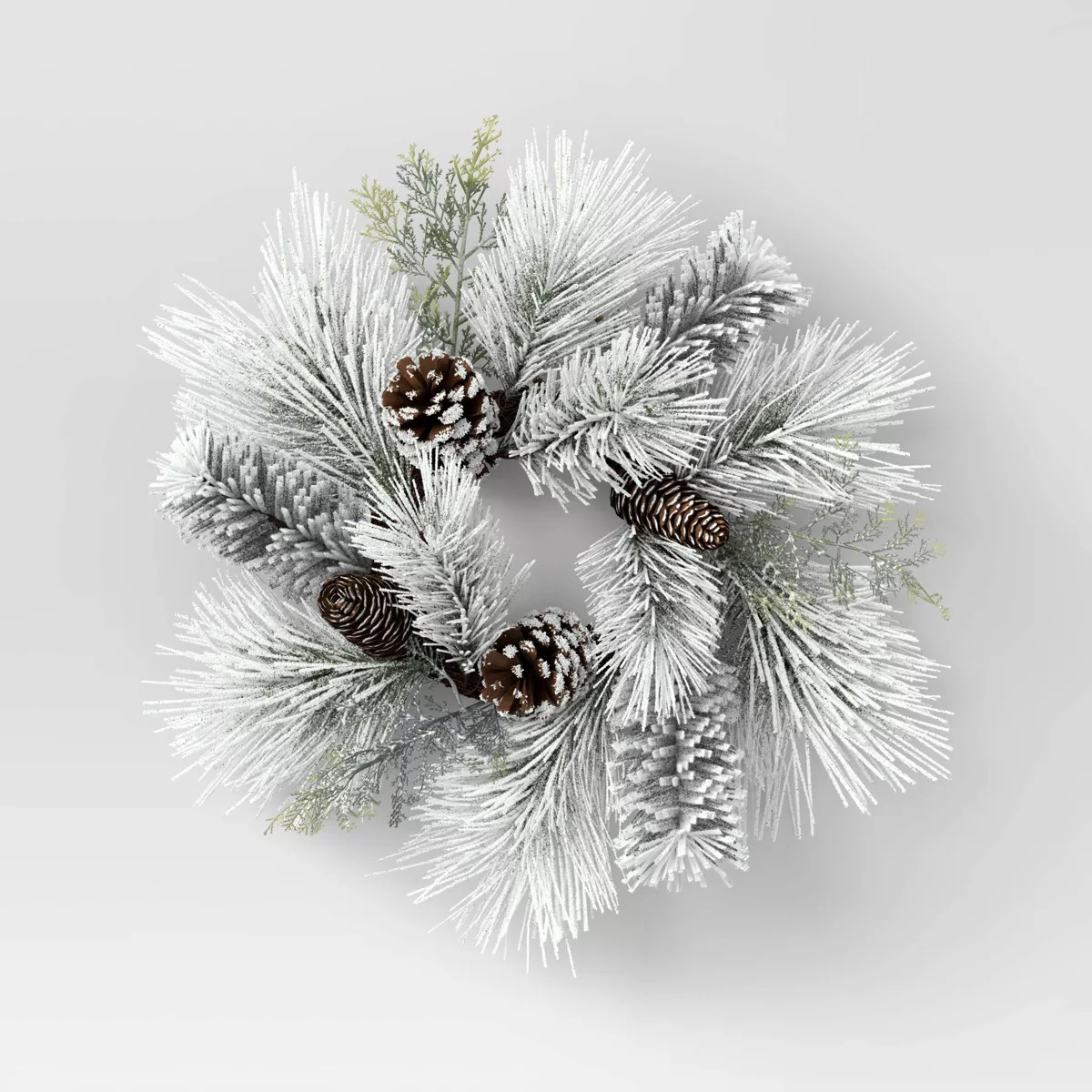 Christmas Heavy Flocked Mini Wreath Wreaths - Room Essentials™ | Target