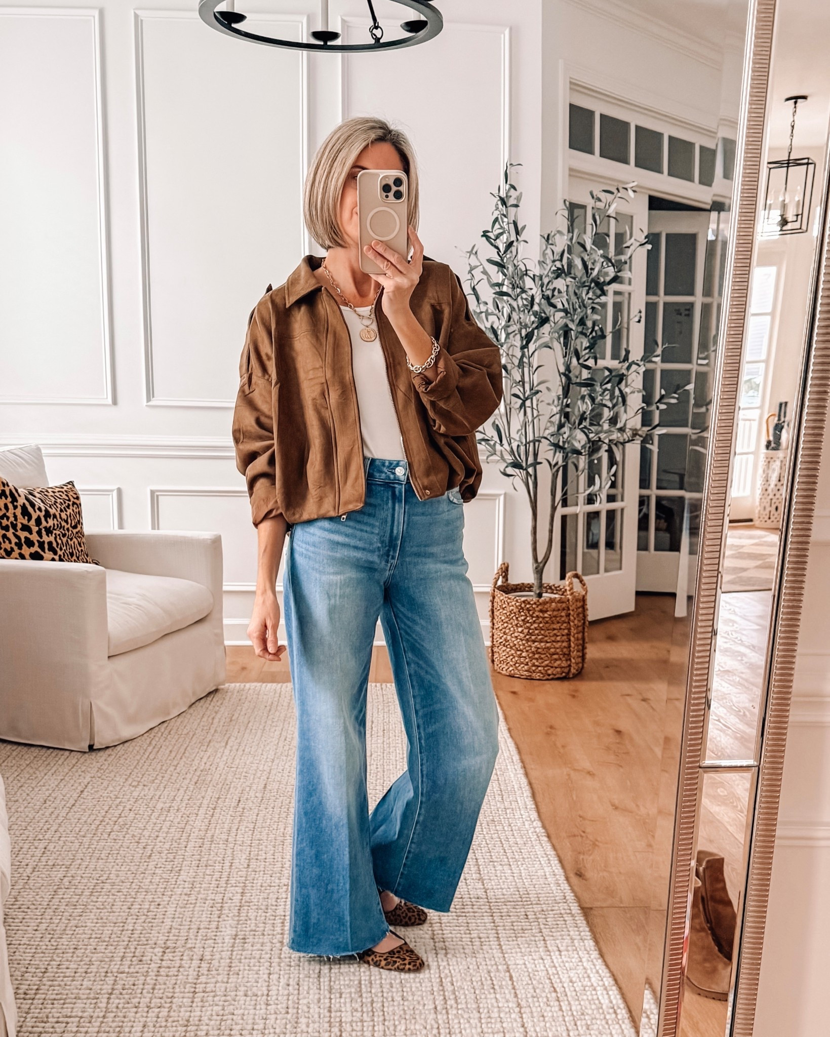 These Amazon faux suede bomber jackets are so fun and look way more expensive 🤍 Wearing an XS in both 

#amazonfashion #casualchic #everydaystyle 



#LTKOver40 #LTKootd #LTKSeasonal