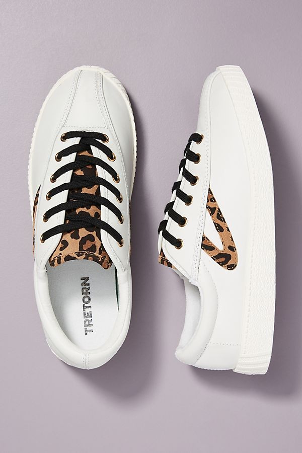 Tretorn Cheetah Low-Top Sneakers | Anthropologie (US)