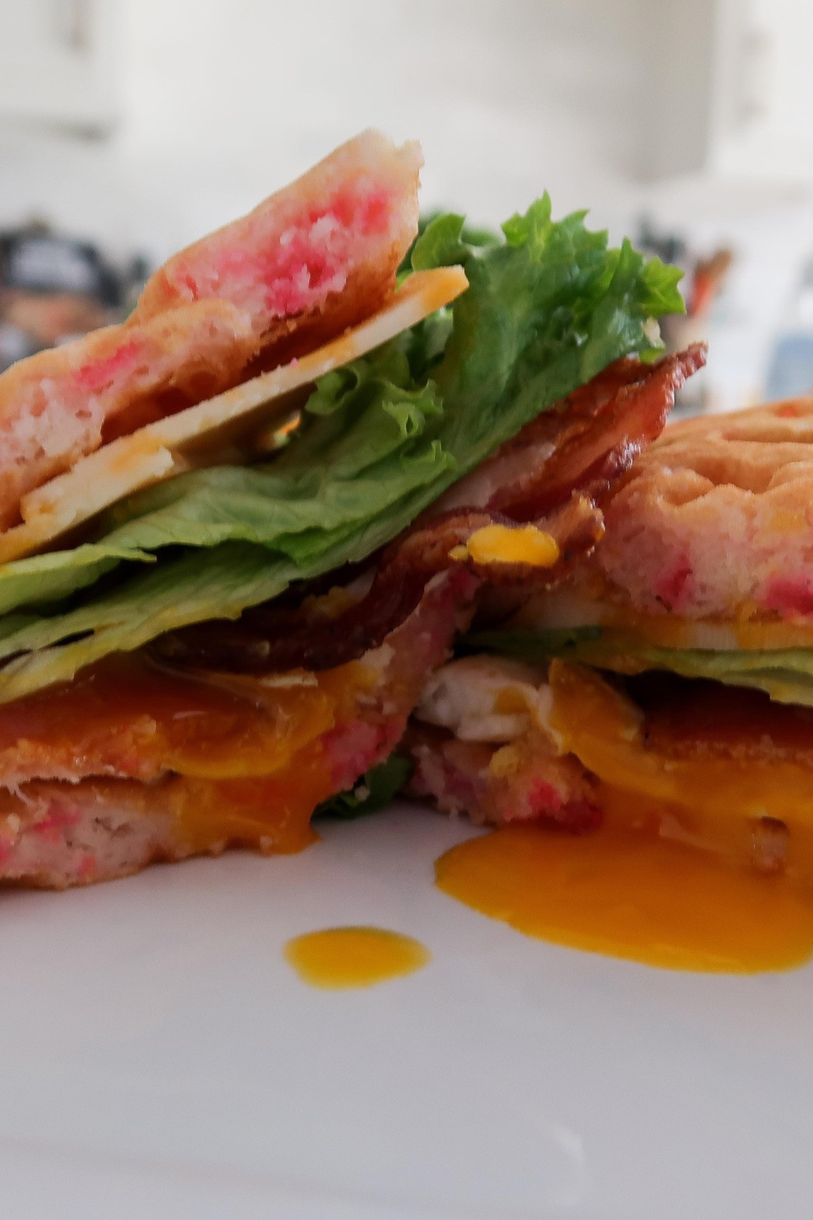 Love a good V-Day inspired breakfast or brunch? This Valentine’s Breakfast Waffle Sandwich still has my heart, just saying 🫶🏻🩷 🧇 

Valentine’ Day Brunch 
Waffle Sandwich 
Louisiana Blogger