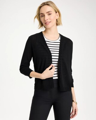 Women's Summer Romance Cardigan Sweater in Black | Chico's | Chico's