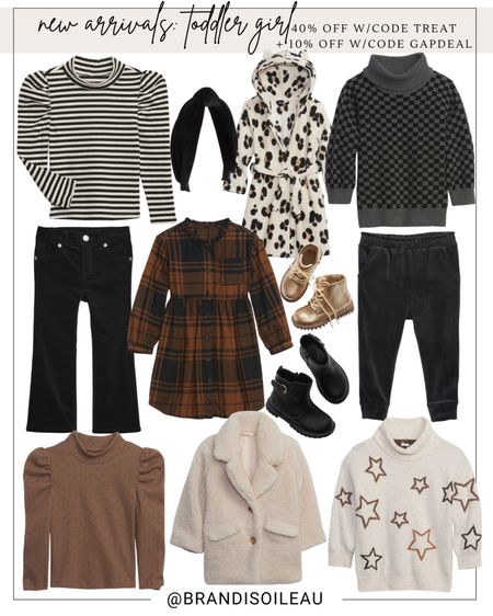 New fall fashion arrivals for toddler girls. 40% off with code TREAT + another 10% off with code GAPDEAL

toddler fashion, toddler style, fall fashion for toddlers, toddler fall dresses 

#LTKbaby #LTKSeasonal #LTKkids