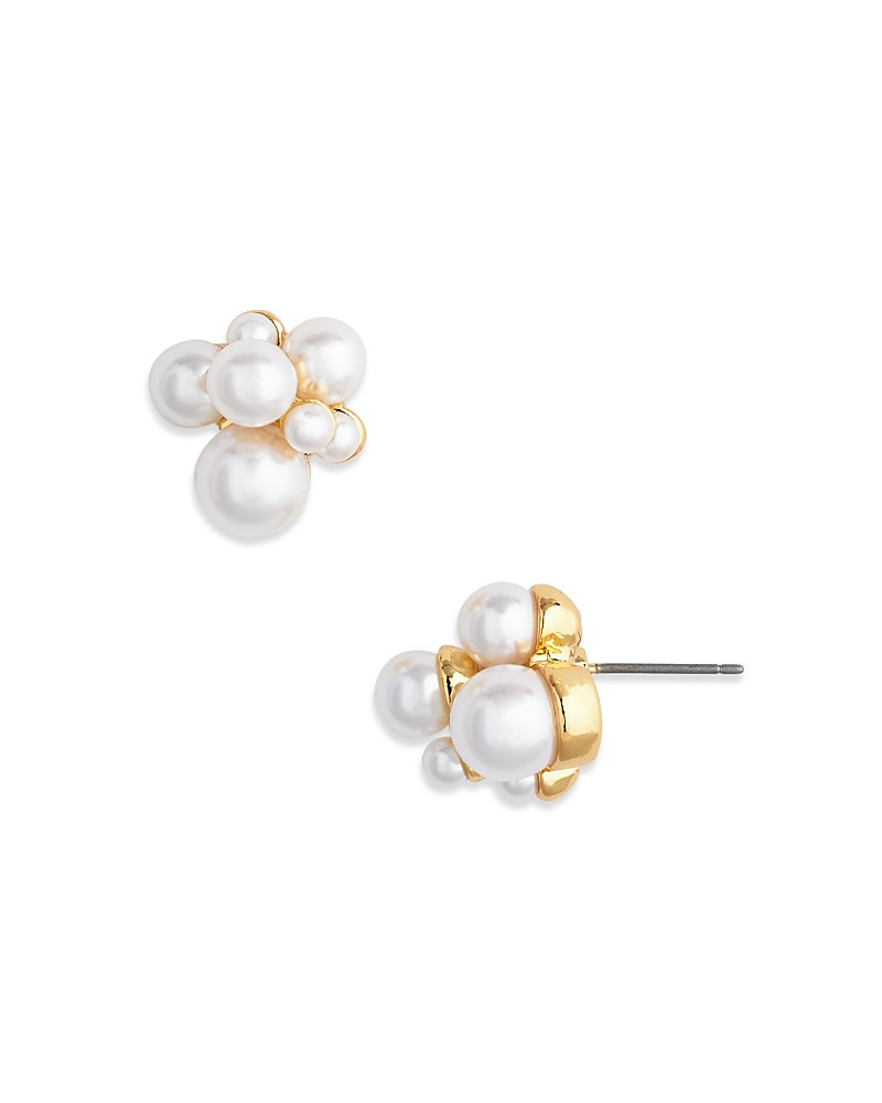 Kenneth Jay Lane Imitation Pearl Cluster Stud Earrings | Bloomingdale's (US)