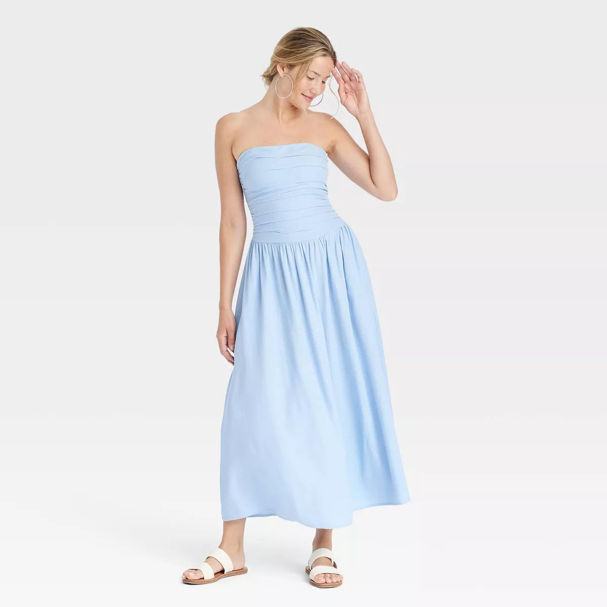 Women's Ruched Maxi A-Line Dress - Universal Thread™ | Target