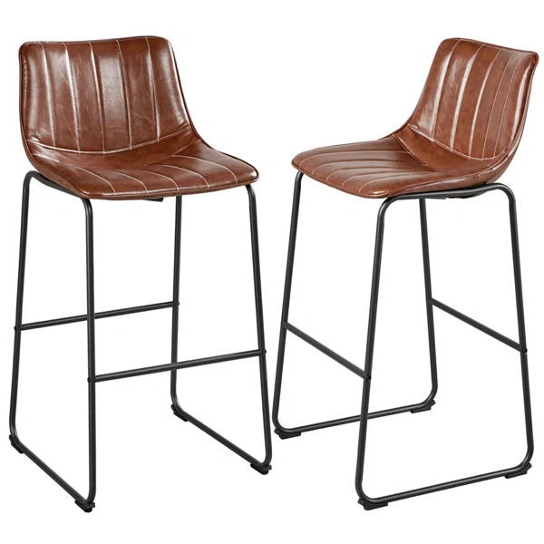Curlee 29.3" Bar Stool (Set of 2) | Wayfair North America