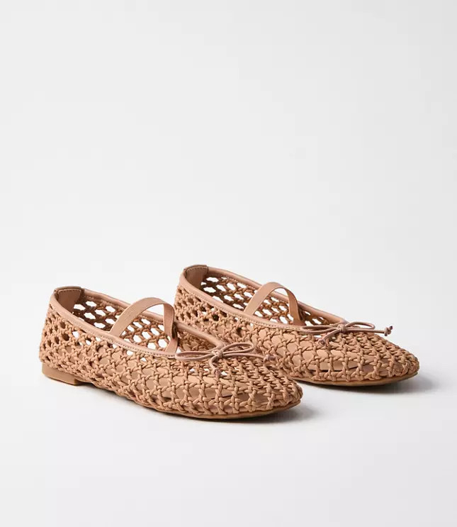 Woven Ballet Flats | LOFT