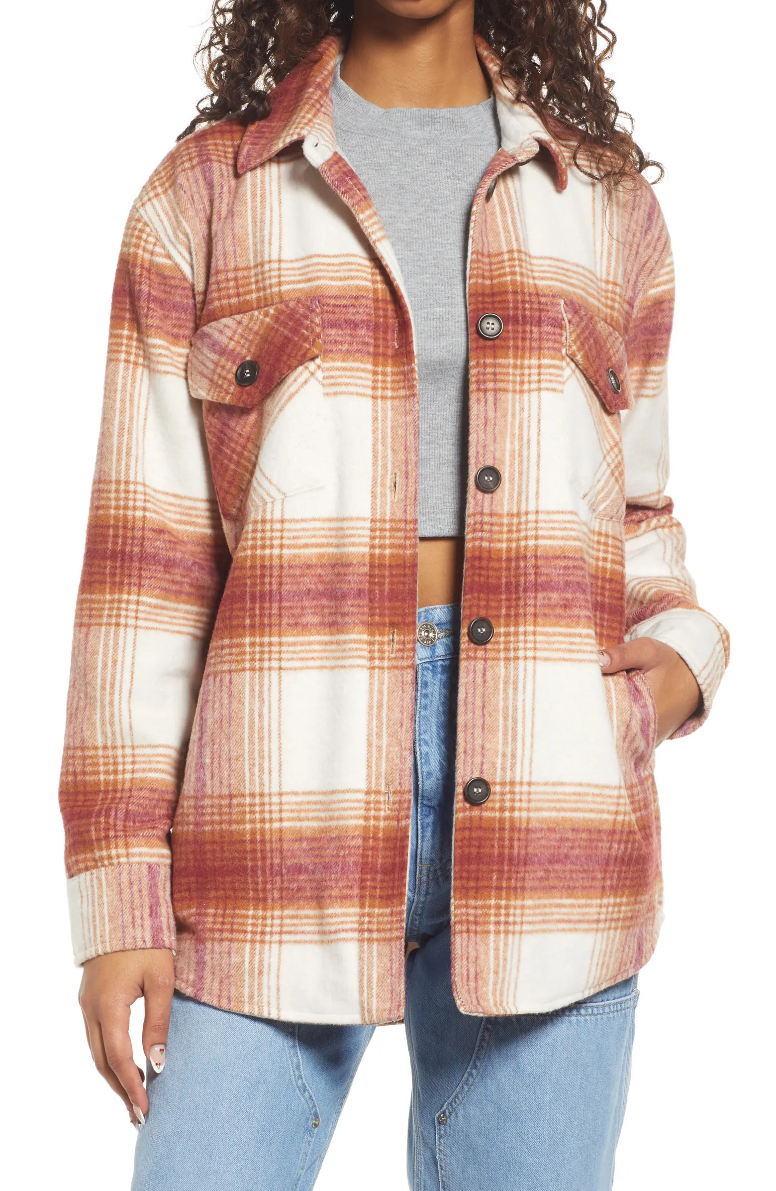 Thread & Supply Plaid Flannel Shacket | Nordstrom | Nordstrom