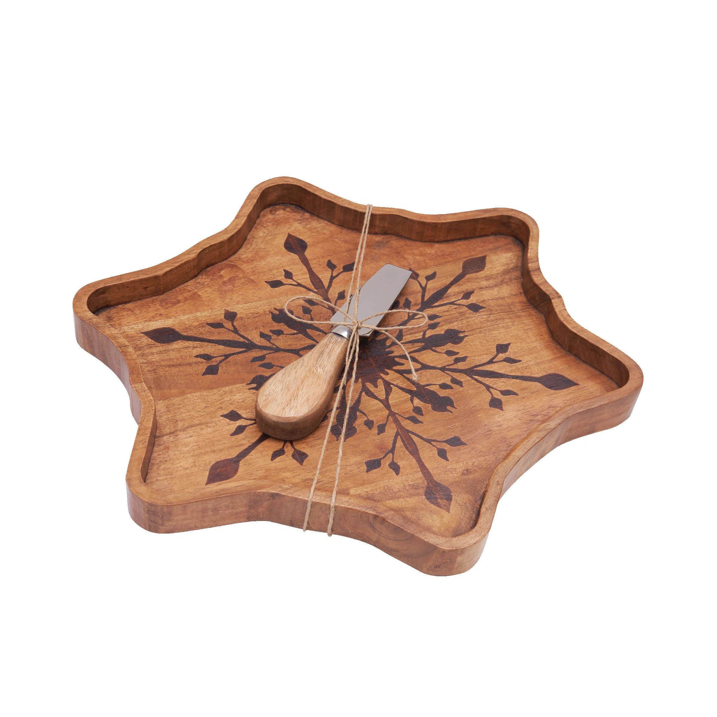 Snowflake Serving Board W/Spreader S/2 | Wayfair North America