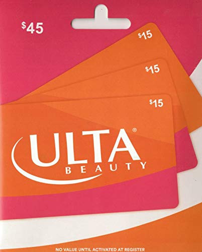 Ulta Beauty Physical Gift Card - (Multipack of $15 × 3) | Amazon (US)