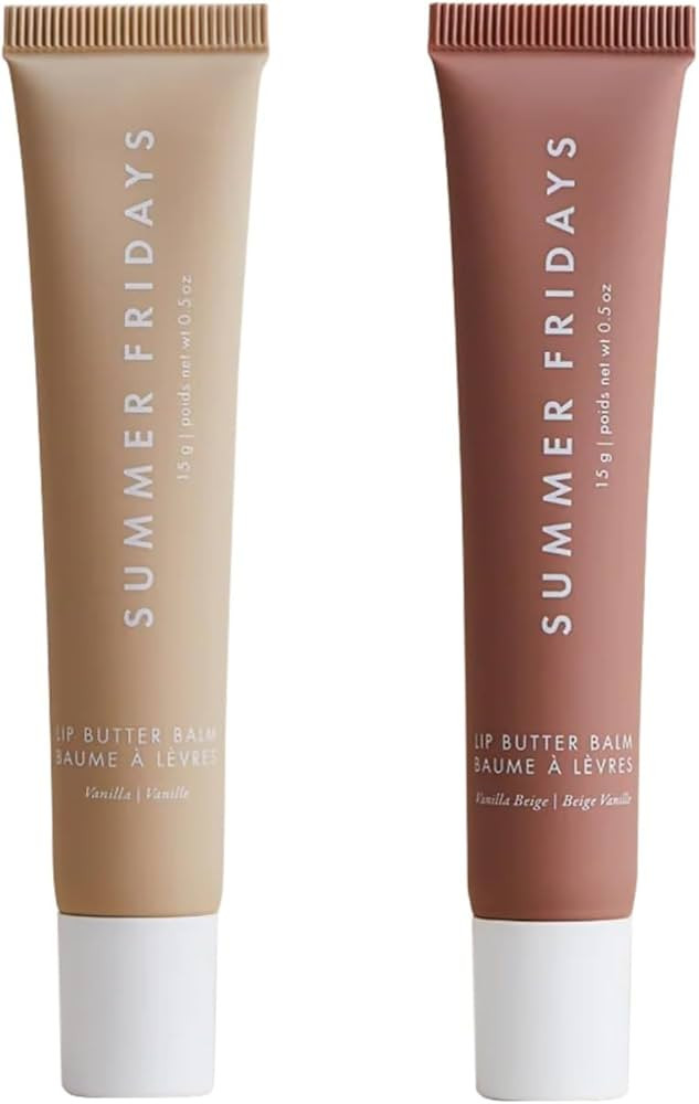 Summer Fridays Lip Butter Balm Day/Night Hydrating Lip Mask - Vegan, Shea Butter - Vanilla & Vani... | Amazon (US)