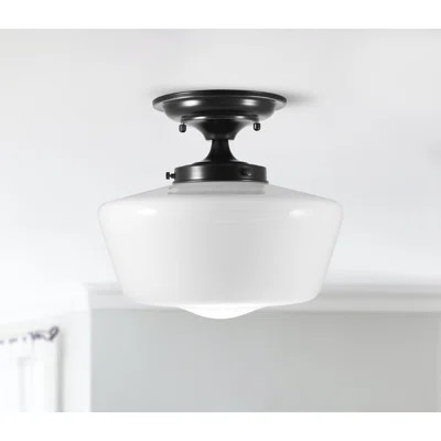 Eterniti 1-Light 12" Semi Flush Mount | Wayfair North America