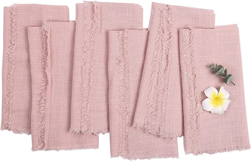Pink fringe Napkins  | Amazon (US)