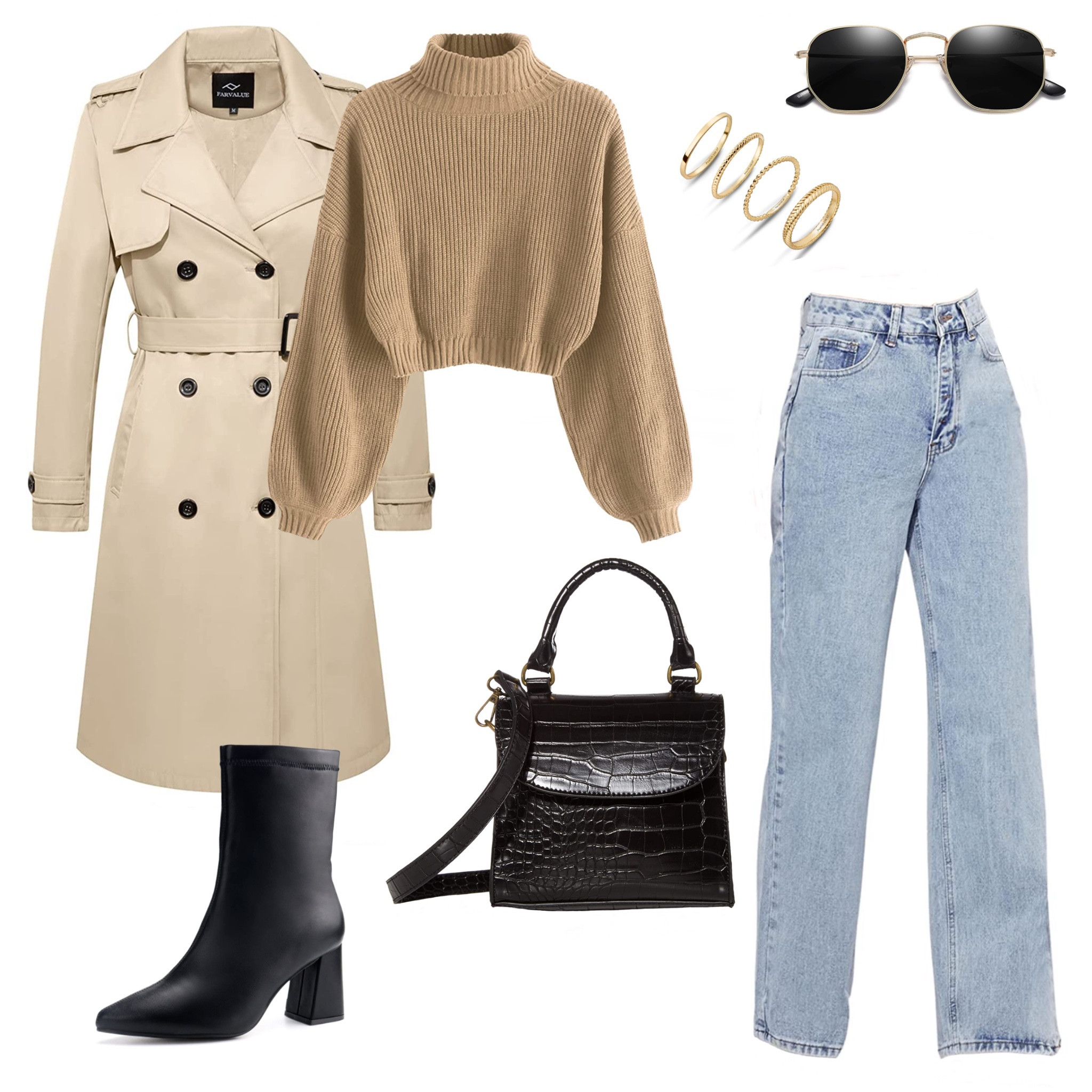 City chic winter outfit! #winteroutfit

#LTKunder100 #LTKstyletip #LTKfit