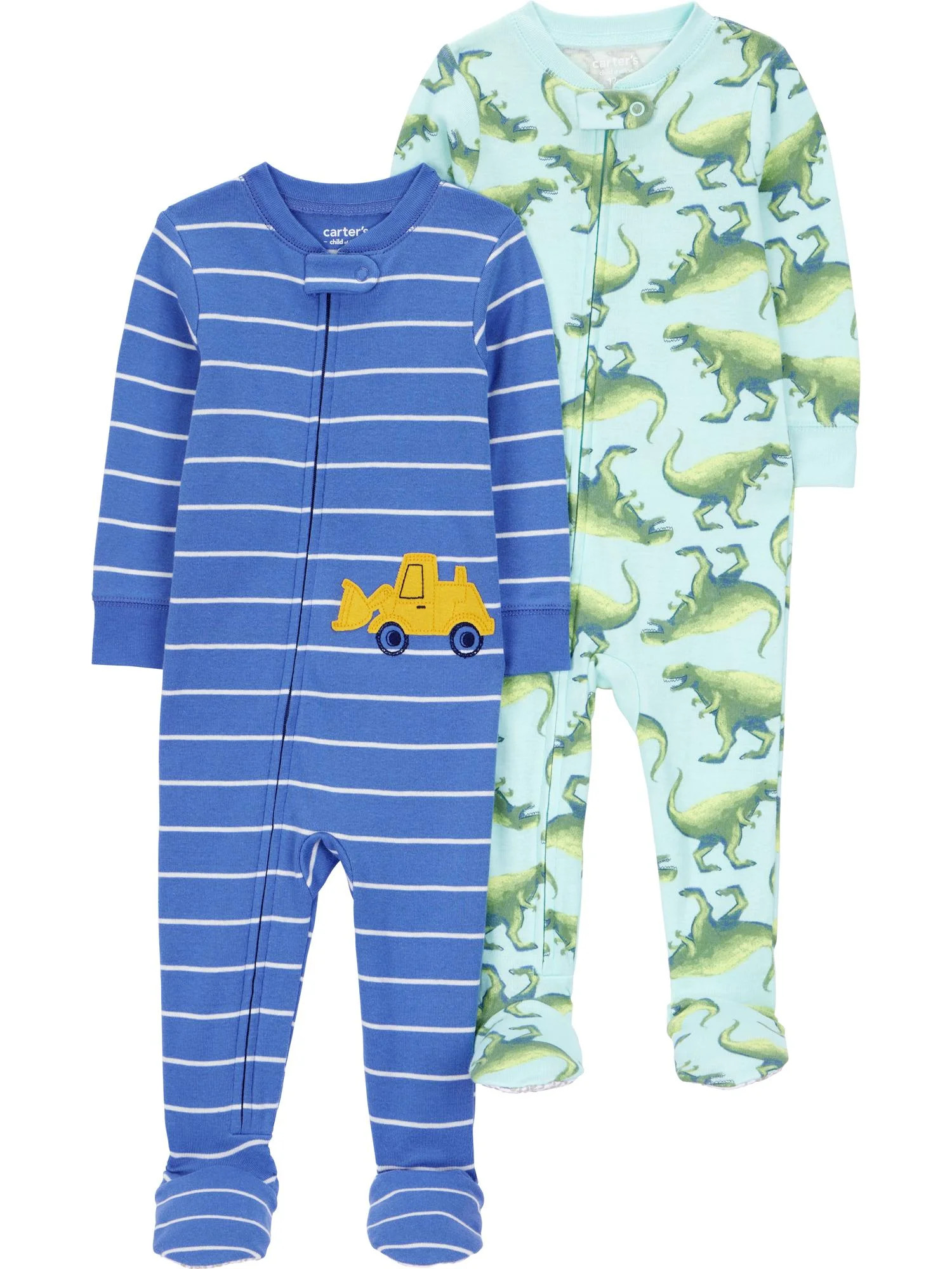 Carter's Child of Mine Toddler Pajama, 2-Pack, One-Piece, Sizes 12M-5T | Walmart (US)