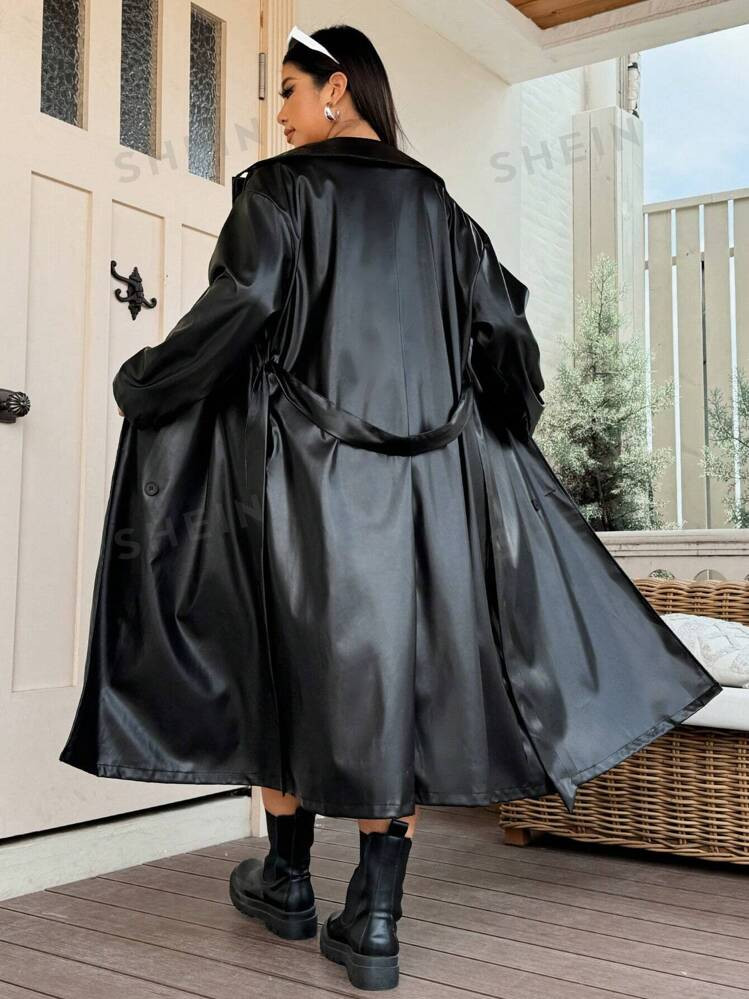 £28.04      
    £32.99
   
  -15%
        TrendsSHEIN EZwear Lapel Belt Plus Size Long Sleeve ... | SHEIN